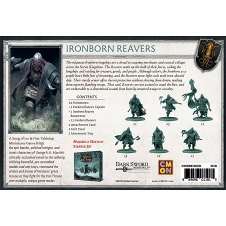 Ironborn Reavers Song of Ice and Fire Miniatures Game (Anglais)
