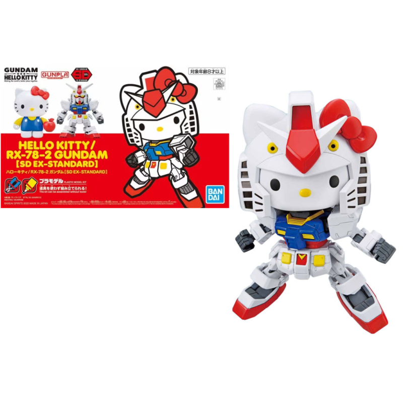 GUNDAM - Hello Kitty EX-8-2 Gndam Ex-Standard - Model Kit REPROD