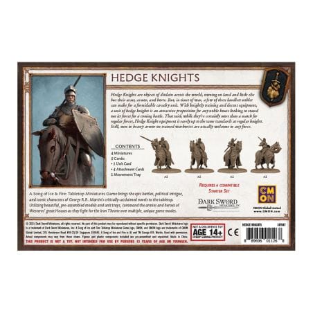 Hedge Knights A Song of Ice and Fire (Anglais)