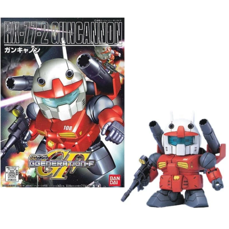 GUNDAM - SD - BB225 RX-77-2 Guncannon - Model Kit - 8cm