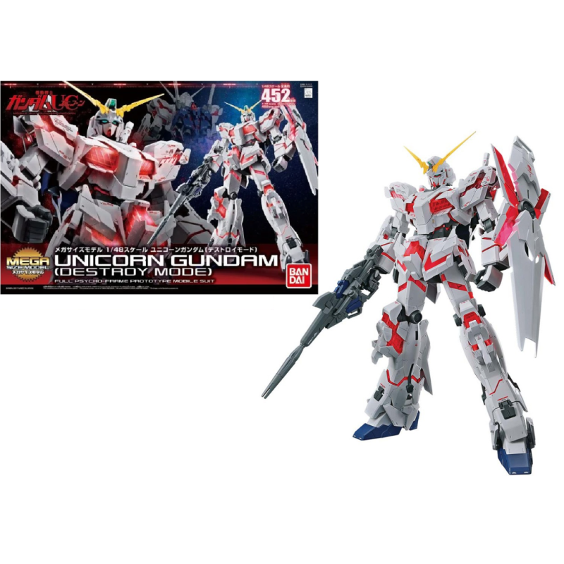 GUNDAM - MS Mega Size Unicorn Gundam Destroy Mode 1/48 - Model Kit