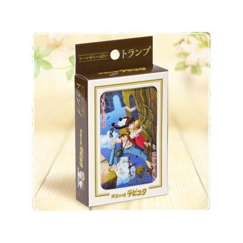 GHIBLI - Le château dans le ciel - Jeu de cartes à jouer (54 cartes)