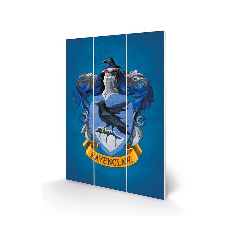 HARRY POTTER - Ravenclaw Crest - Impression sur bois 20x29.5