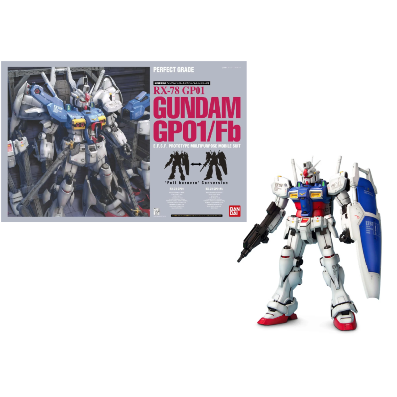 GUNDAM - PG 1/60 RX-78 Gundam GP-01/Fb - Model Kit 18cm REPROD