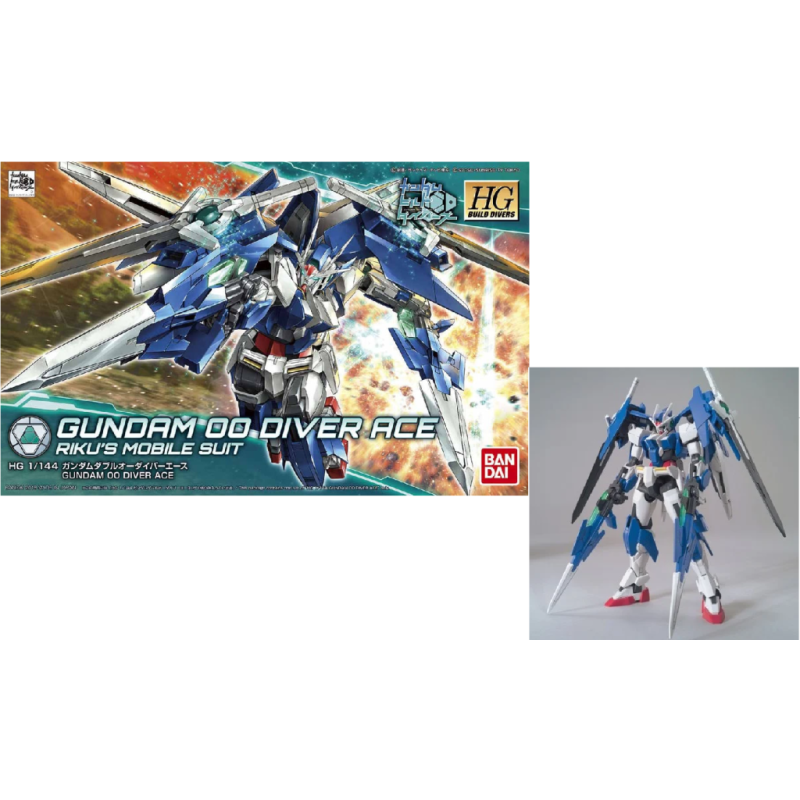 GUNDAM - HG 1/144 Gundam OO Diver Ace - Model Kit 13cm