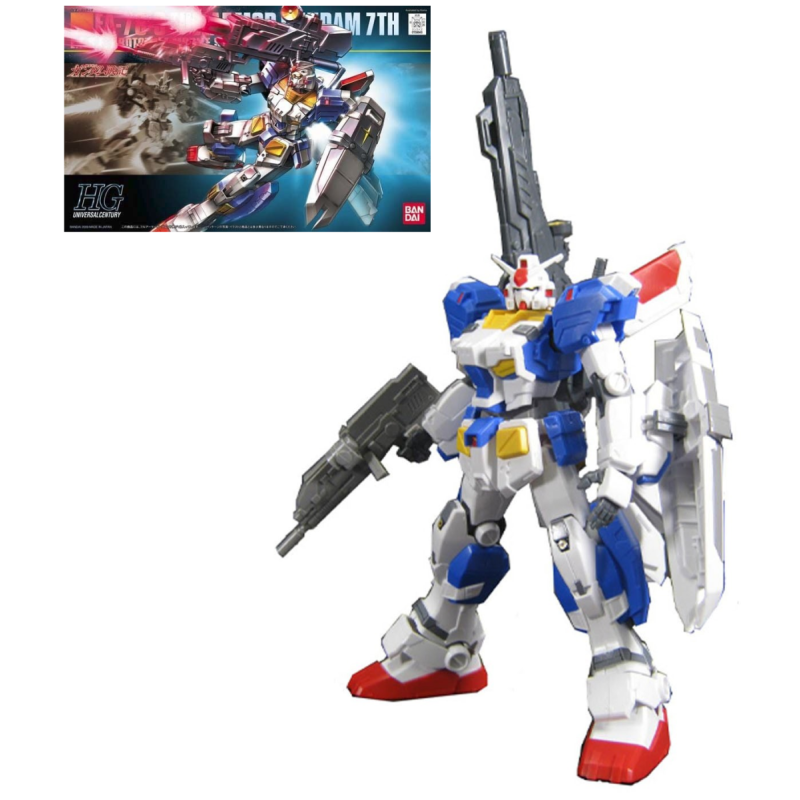 GUNDAM - 1/144 HGUC RX-78-3 Full Armor Gundam 7th - Model Kit 13cm