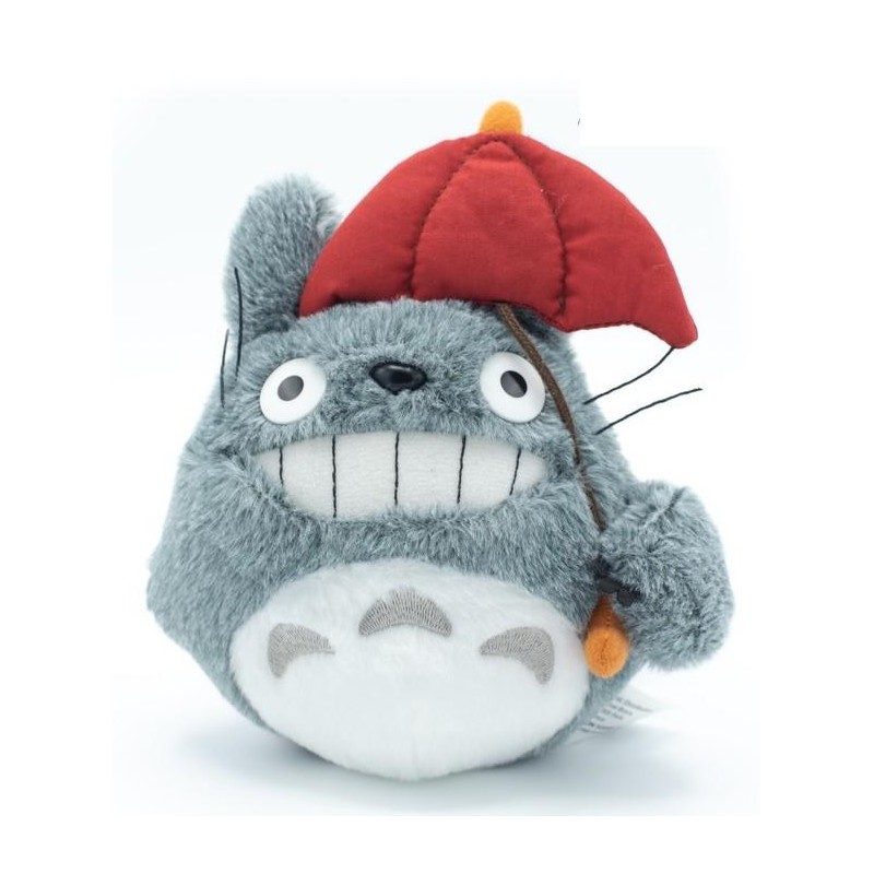 MON VOISIN TOTORO - Totoro Red Umbrella - Peluche 15cm