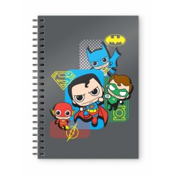 DC COMICS - Justice League Chibi - Notebook spirale A5