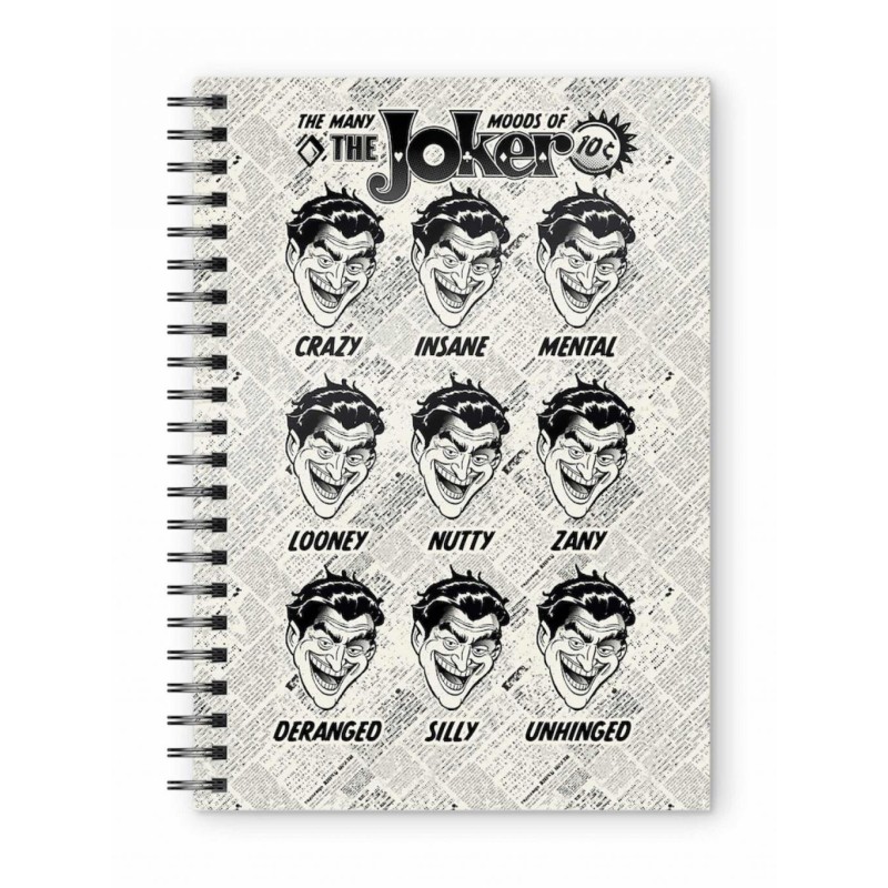DC COMICS - Joker Faces - Notebook spirale A5