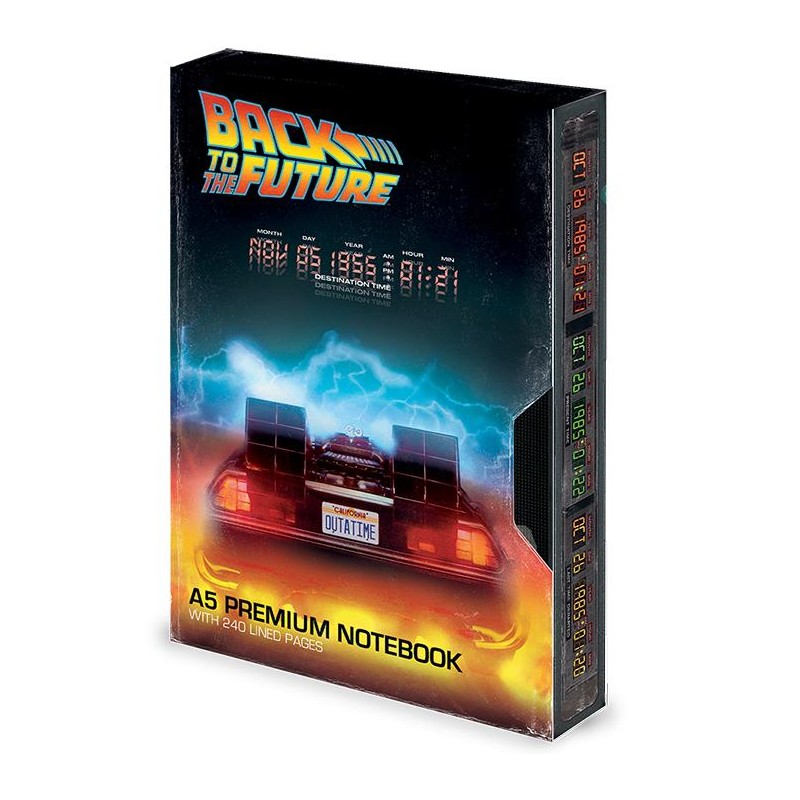 RETOUR VERS LE FUTUR - VHS Great Scott - Notebook A5 Premium