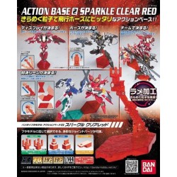 GUNDAM - Model Kit - ACTION BASE 2 CLEAR RED