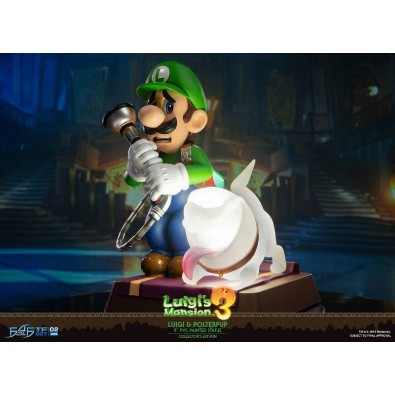 NINTENDO - Luigi's Mansion 3 - Luigi Collector Edition - Figurine 23cm