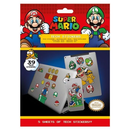 SUPER MARIO - Tech Stickers Pack - Mushroom Kingdom