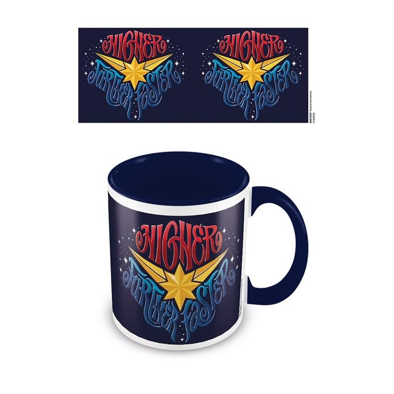MARVEL - Captain Marvel - Blue - Mug intérieur coloré 315ml