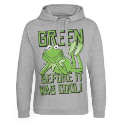 THE MUPPETS - Sweat Hoodie Kermit, Green before it was Cool - (M)