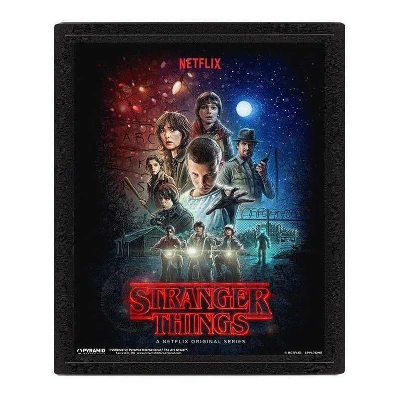 STRANGER THINGS - 3D Lenticular Poster 26X20 - One Sheet