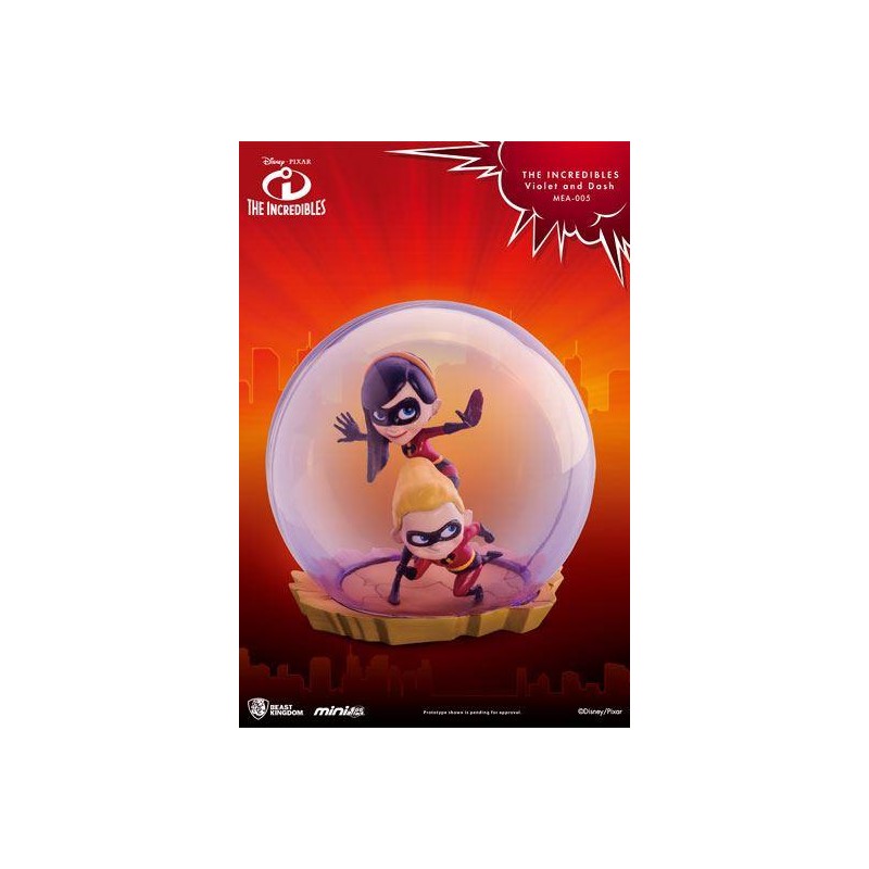 DISNEY THE INCREDIBLES - Fig Mini Egg Attack - Violet & Dash - 8cm