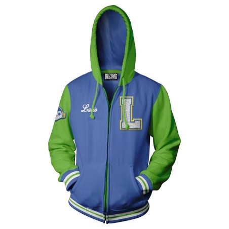 OVERWATCH - Varsity LUCIO Zip-up Hoodies (XL)