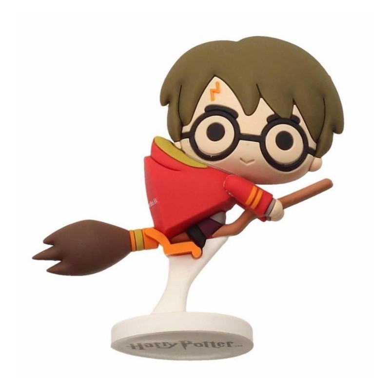 HARRY POTTER - Rubber Mini Figure 6cm - Harry Potter Nimbus Red Cap