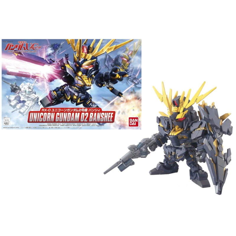 GUNDAM - Model Kit - BB Gundam Unicorn 2 Banshee 380
