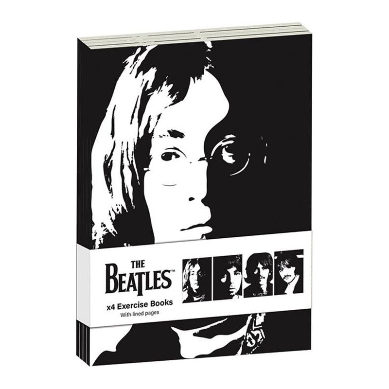 THE BEATLES - Pack 4 x Exercise Books A6 - Revolver