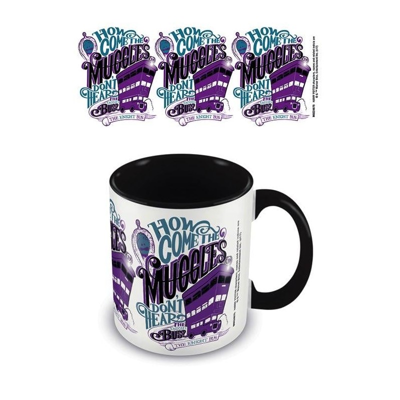 HARRY POTTER - Knight Bus Black - Mug intérieur coloré 315ml