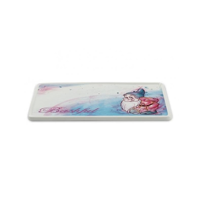 DISNEY / SEPT NAINS - Plat de Service Timide 23.5 X 13.5cm