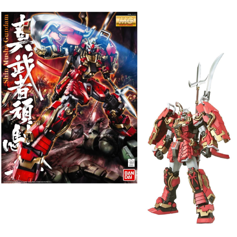 GUNDAM - Model Kit - MG 1/100 - Shin Musha Gundam - 18 CM