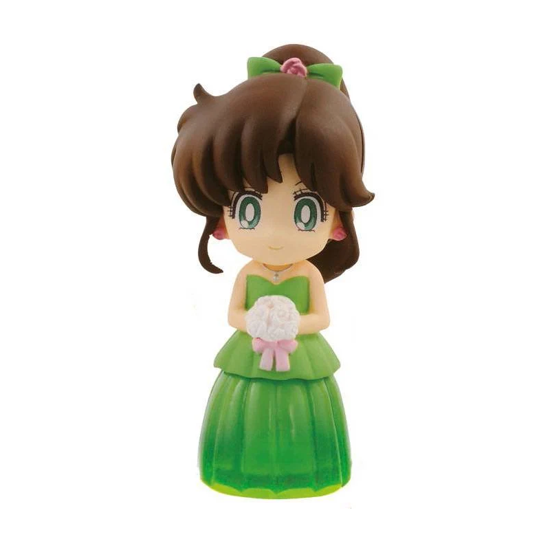 SAILOR MOON - Clear Colored Sparkle Dress Figure - Sailor Jupiter- 6cm