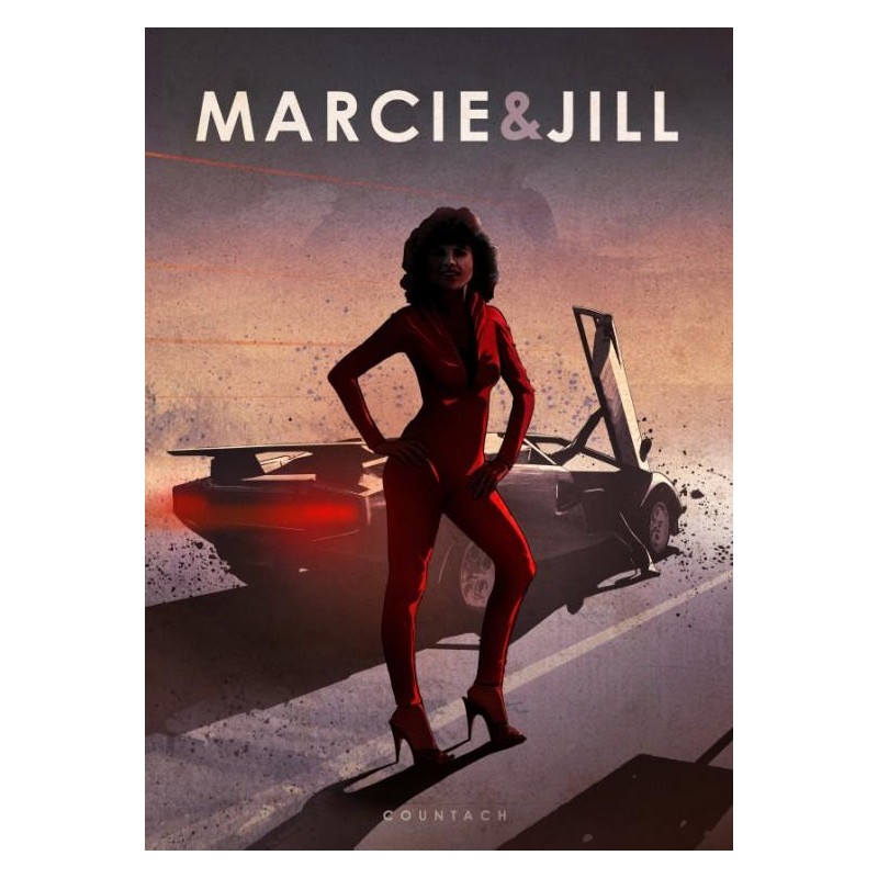 CAR LEGEND - Magnetic Metal Poster 45X32 - Marcie & Jill