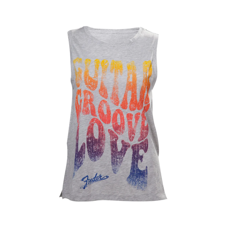 FENDER - T-Shirt Guitar Groove Love - Women's Top (XXL)