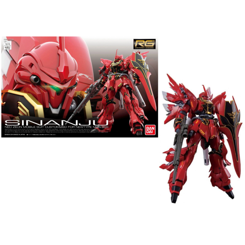 GUNDAM - Model Kit - Real Grade - MSN-06S Sinanju - 17 CM