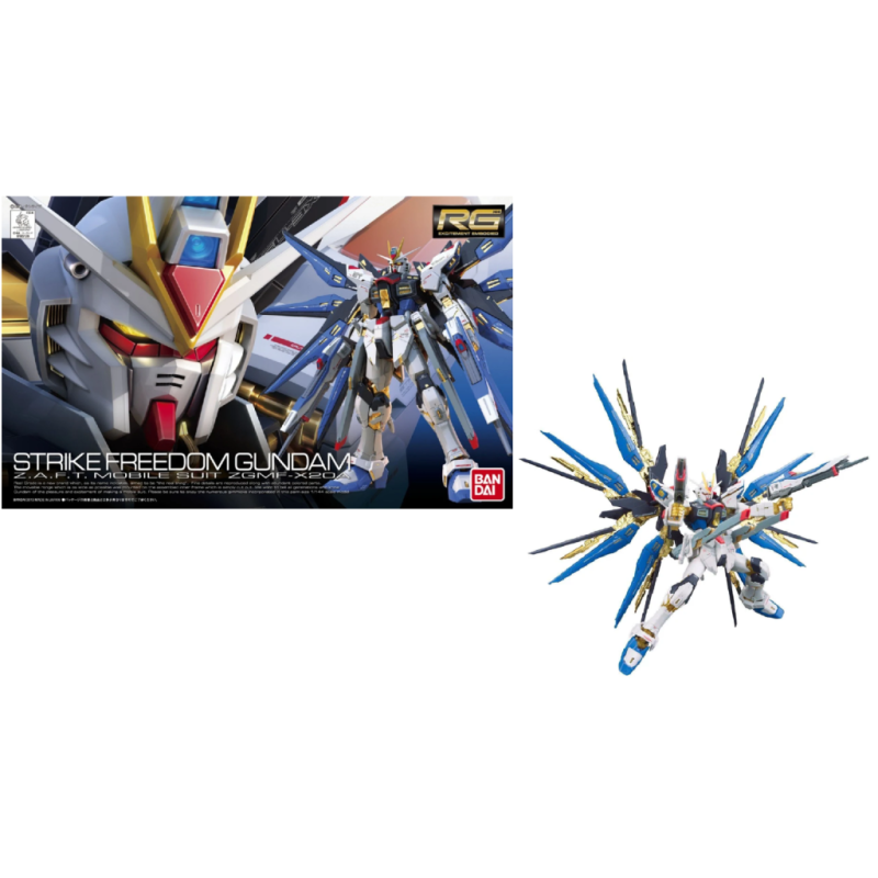 GUNDAM - Model Kit - Real Grade - ZGMF-X20A Strike Freedom - 13 CM