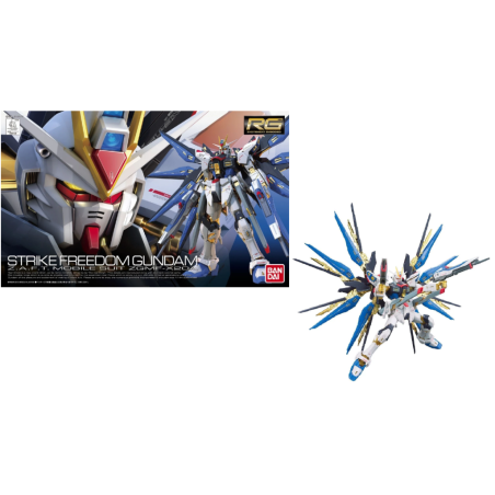 GUNDAM - Model Kit - Real Grade - ZGMF-X20A Strike Freedom - 13 CM