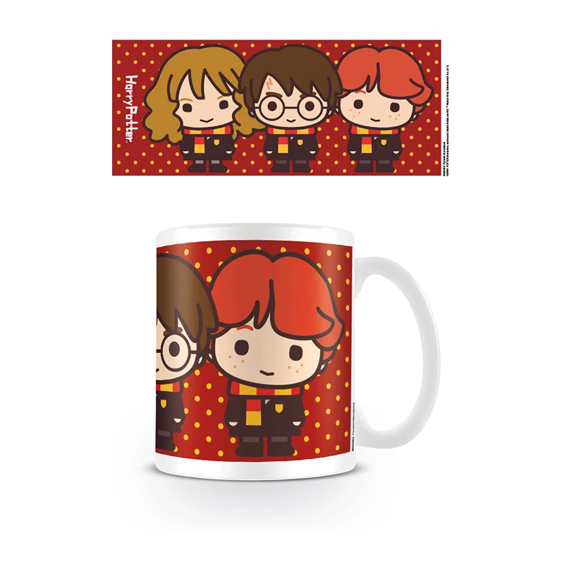 HARRY POTTER - Mug - 300 ml - Kawaii Harry Ron Hermione