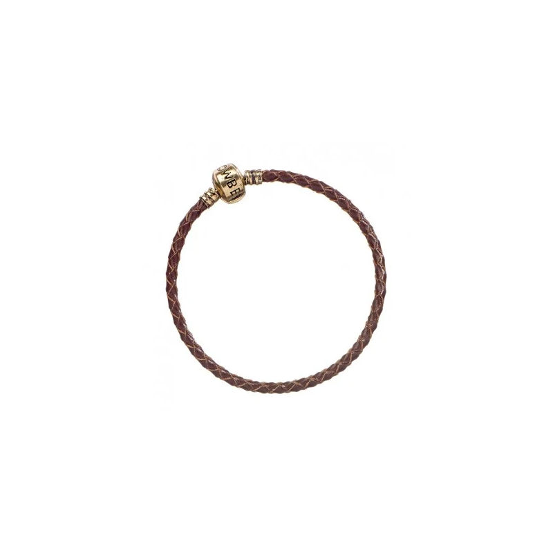 FANTASTIC BEASTS - Bracelet fantaisie cuir marron - 21cm