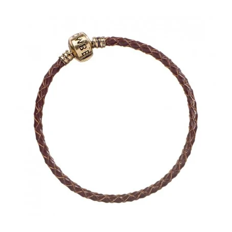 FANTASTIC BEASTS - Bracelet fantaisie cuir marron - 21cm