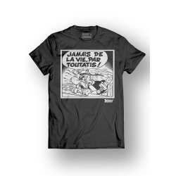 ASTERIX & OBELIX - T-Shirt - Jamais de la Vie - Black (S)