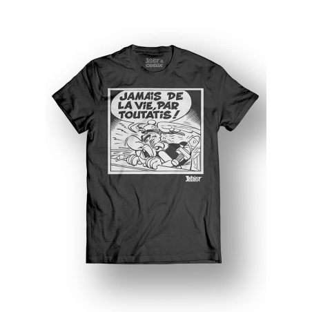 ASTERIX & OBELIX - T-Shirt - Jamais de la Vie - Black (S)