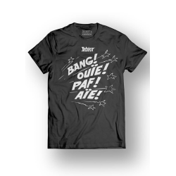 ASTERIX & OBELIX - T-Shirt - Bang! Ouie! Paf! Aie! - Black (M)