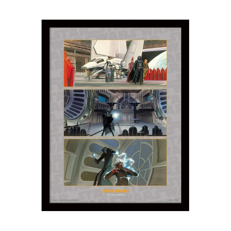 STAR WARS - Collector Print HQ 32X42 - Final Battle