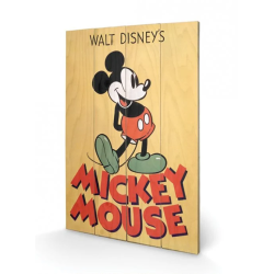 DISNEY - Mickey Mouse Color - Impression sur bois 40x59cm