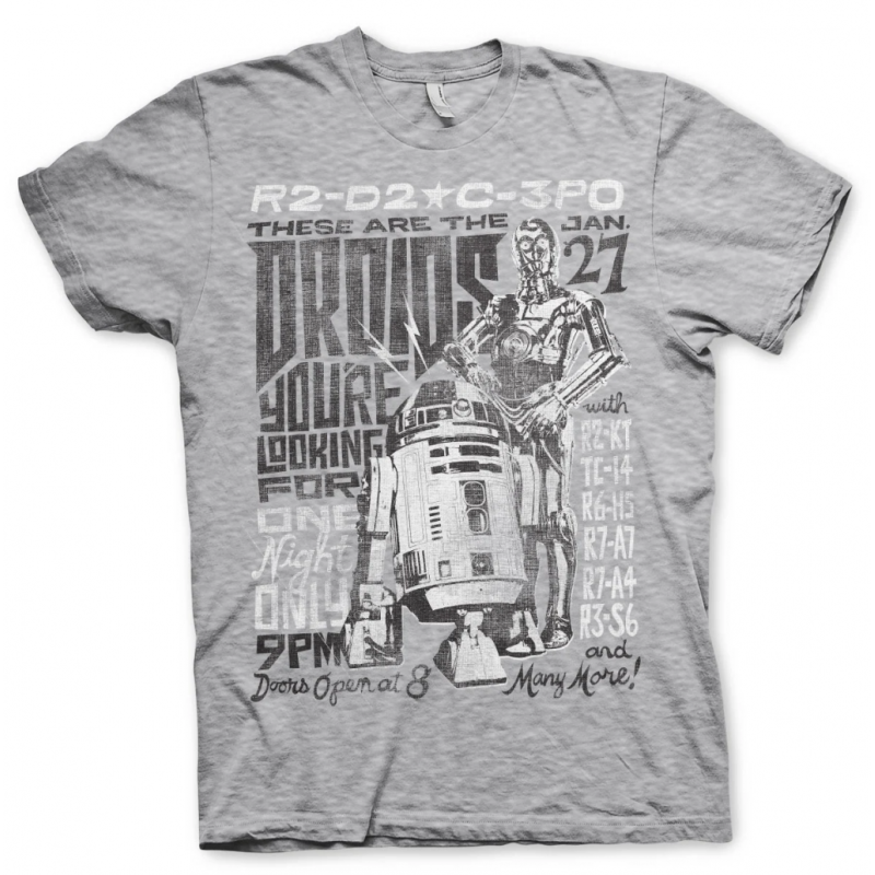STAR WARS 7 - T-Shirt Droids Night (XL)