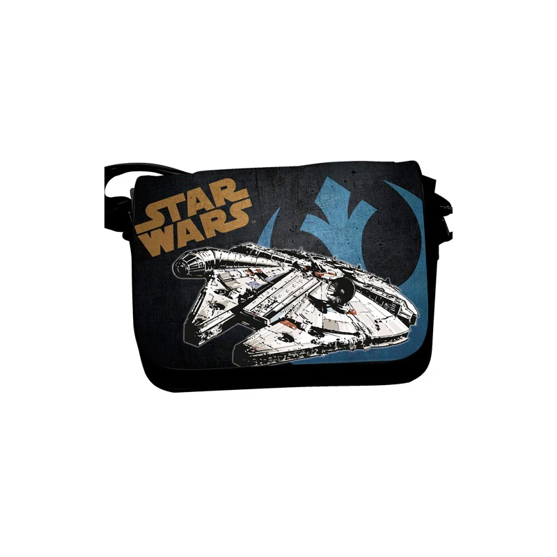STAR WARS - Messenger Bag W/Flap - MILLENIUM FALCON