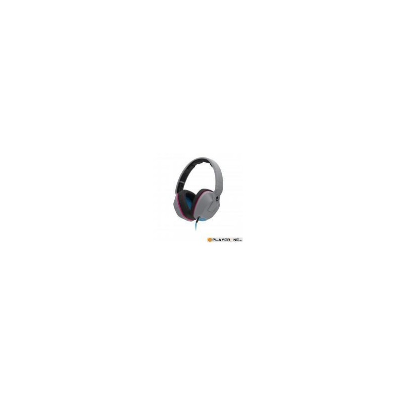 SKULLCANDY - CRUSHER Grey/Cyan/Black ( With Mic )