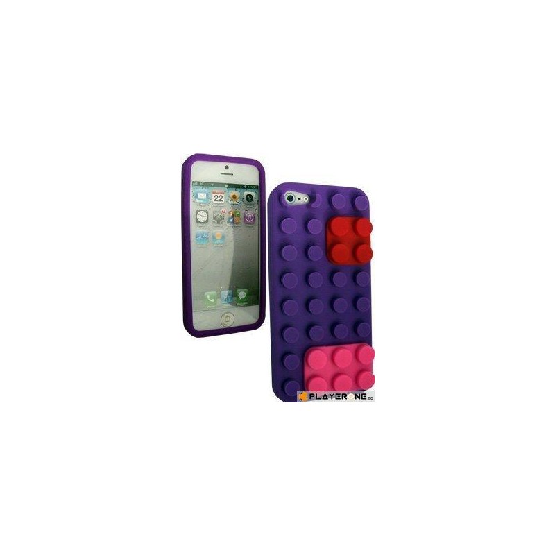 BUMPER - Housse LEGO  IPHONE 5 - Violet