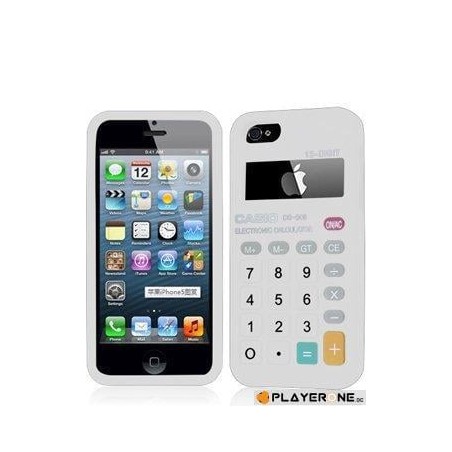 BUMPER - Housse CALCULATRICE IPhone 5 - Blanc