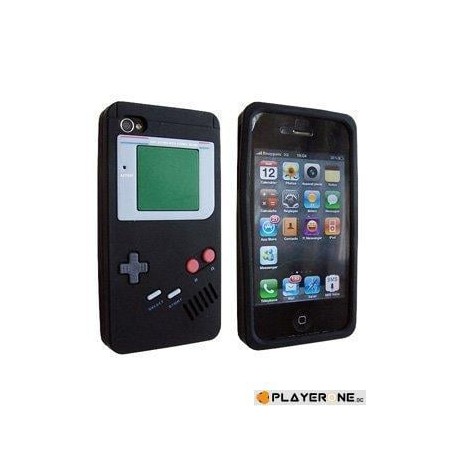 BUMPER - Housse GAME BOY IPhone 4 - Noir