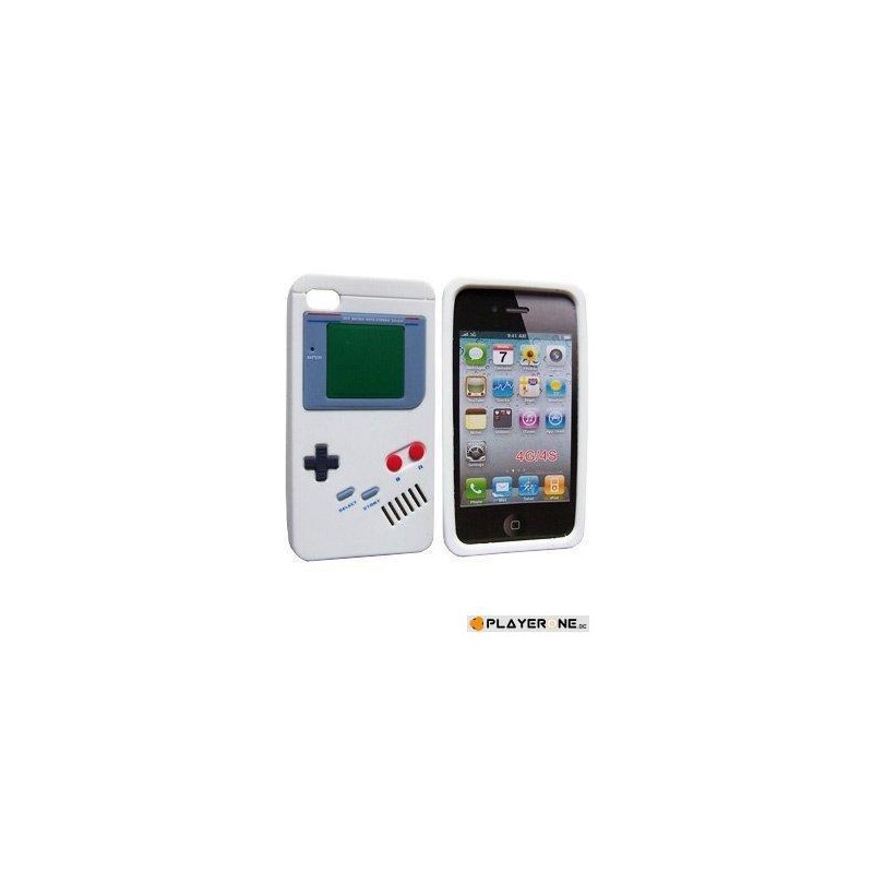 BUMPER - Housse GAME BOY IPhone 4 - Gris