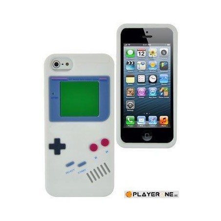 BUMPER - Housse GAME BOY IPhone 5 - Blanc